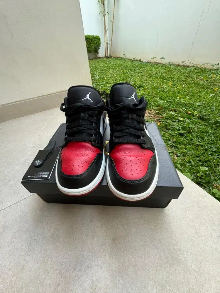 Nike jordan 1 low Bred Toe size 43 / US 9,5