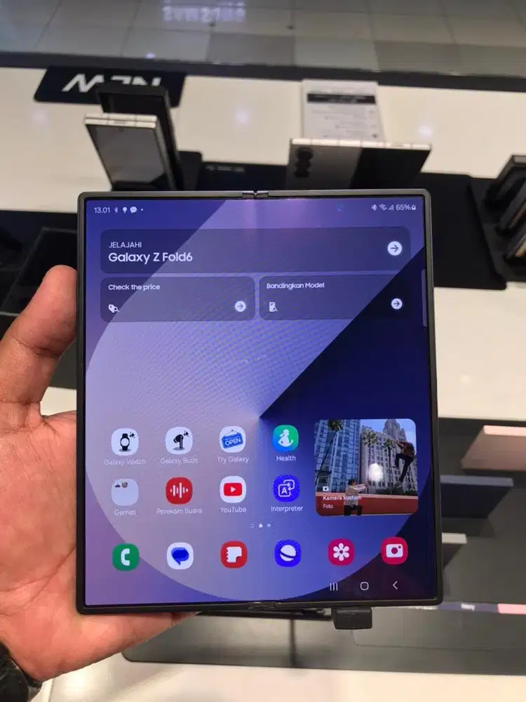 Kredit Samsung Galaxy fold6 256 gb promo handphone bunga 0% free 1x