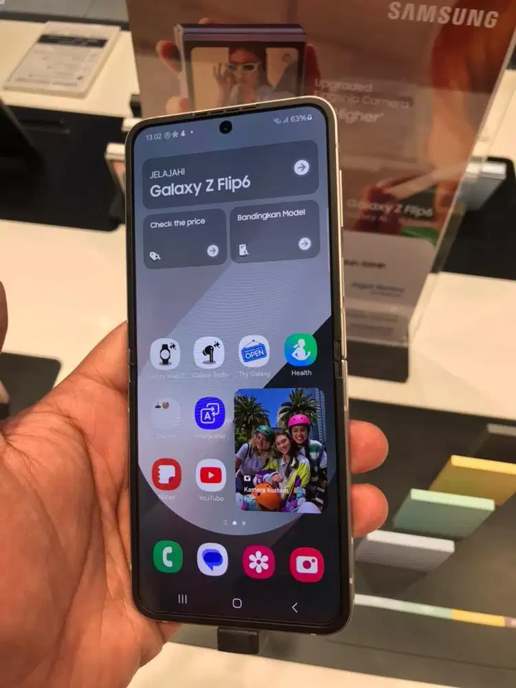 Kredit Samsung Zflip6 256gb promo handphone bunga 0% free 1x