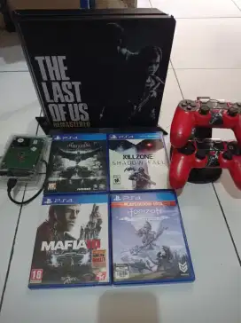 Ps 4 slim 500gb+hardisk 500gb oryginal,mulus,segel,terawat,fullset