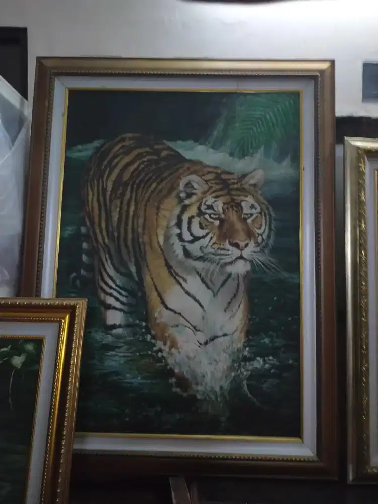 LUKISAN CAT MINYAK ORIGINAL MEDIA KANVAS+SERTIFIKAT