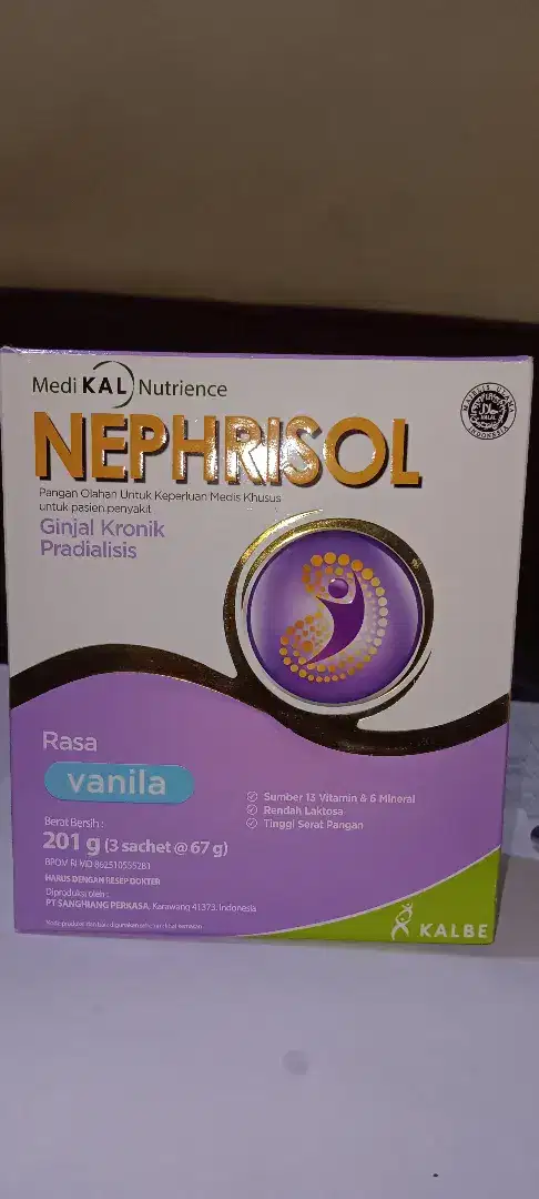 NEPHRISOL Susu gangguan ginjal.