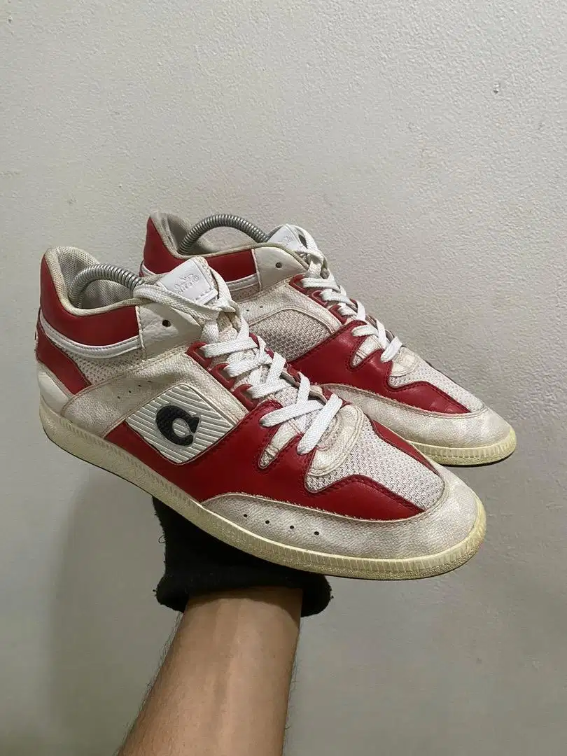 Sneakers coach chalk  red electric original size 42.5