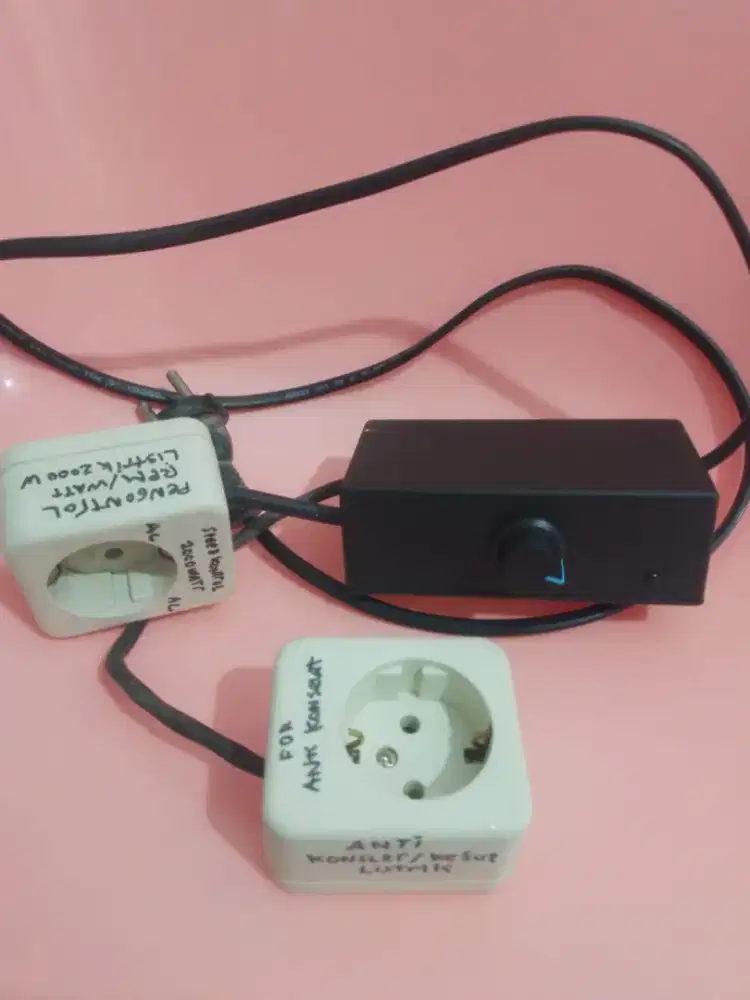 Dimmer speed rpm dan alat anti trip Listrik