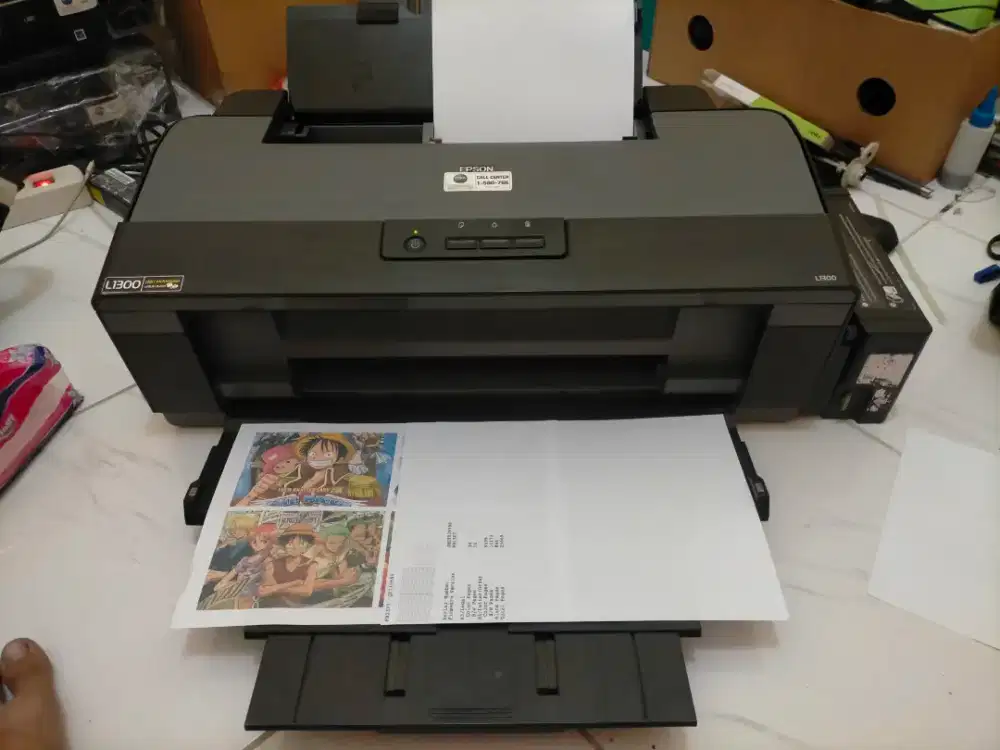 PRINTER EPSON L1300 A3+ HEAD NEWHASIL NOZEL FULL