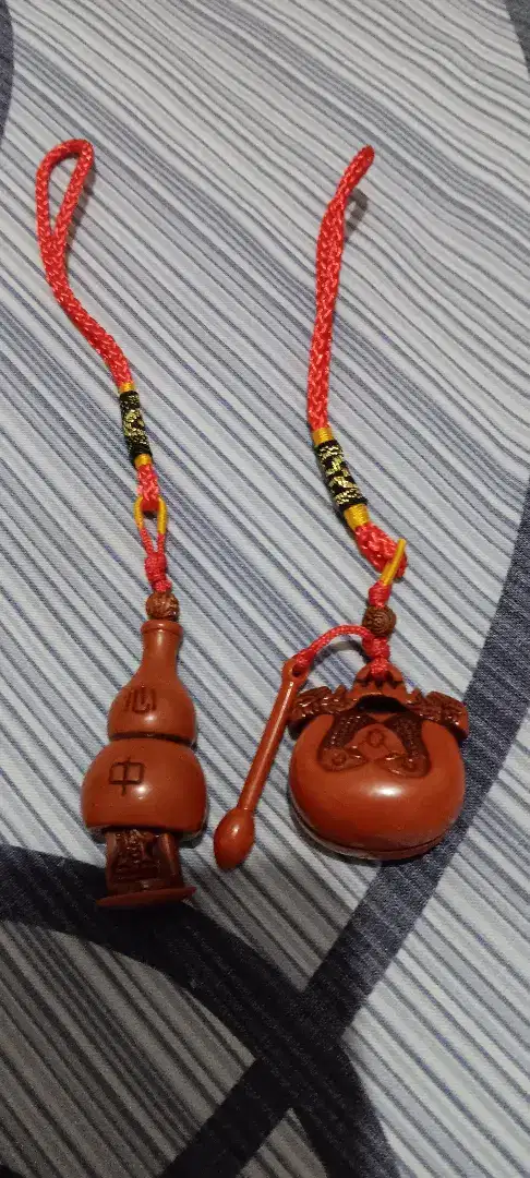 Gantungan Hiasan labu dan lucky charm bell