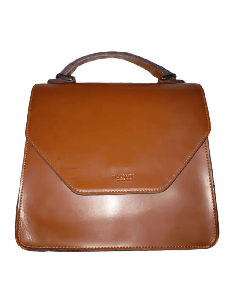 Tas Wanita Warna Coklat Selempang