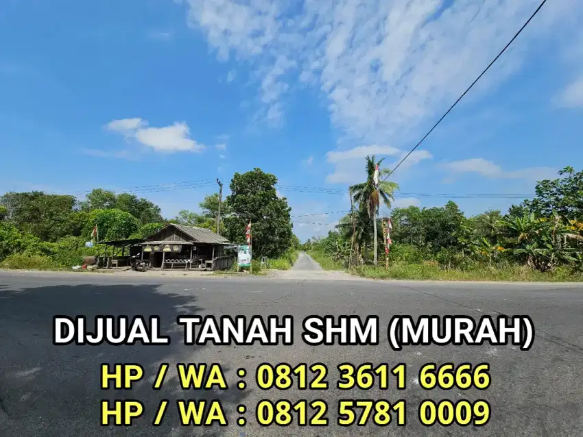 Dijual Tanah SHM Harga Murah