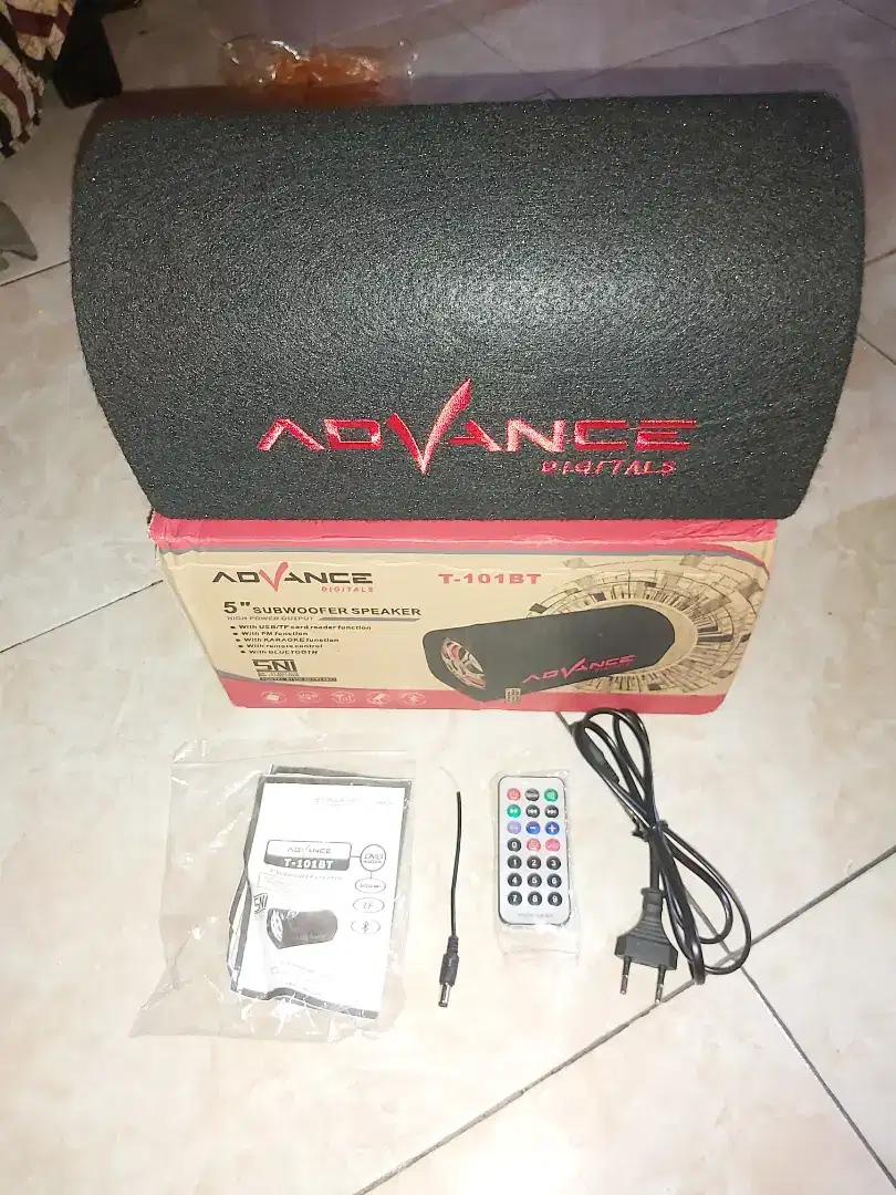 Speaker merk advance bisa karokean ukuran 5 inch