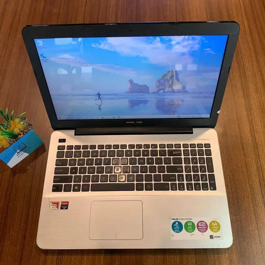 LAPTOP ASUS VIVOBOOK AMD A9 RAM 4/128GB SSD+ 1TB HDD | SECOND/BEKAS