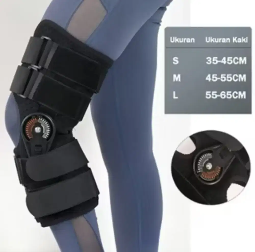 JJMOON Deker Pelindung Lutut Kiri Kanan Knee Brace termurah