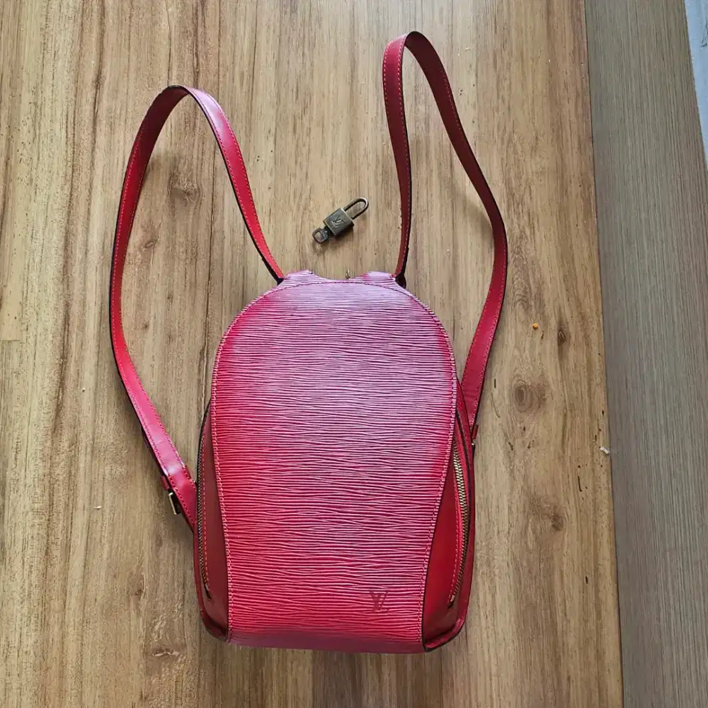 Tas LV original ransel merah