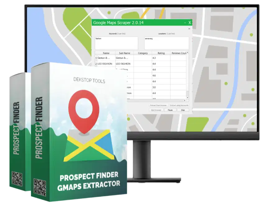 Software Google Maps Extractor - Google Maps Scrapper