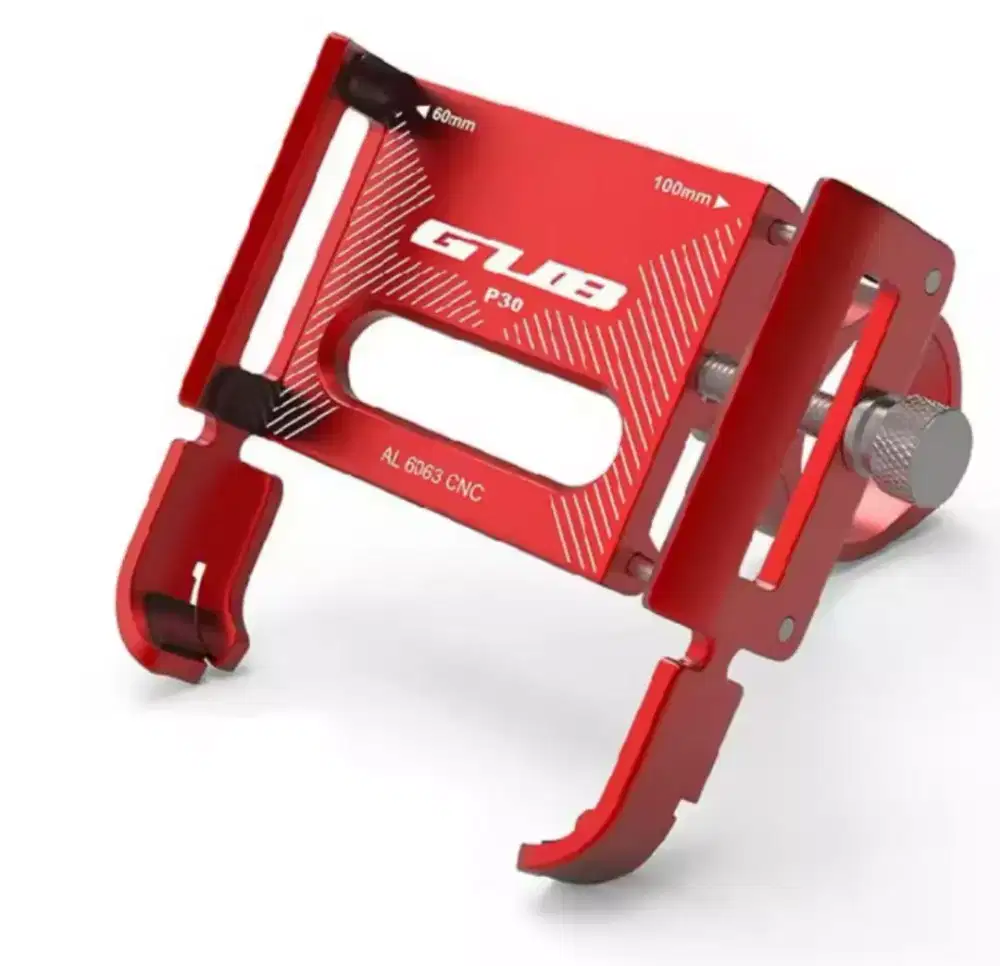 GUB P30 HOLDER HP ORIGINAL MERAH FULL ALUMINIUM HARGA PROMO NETT