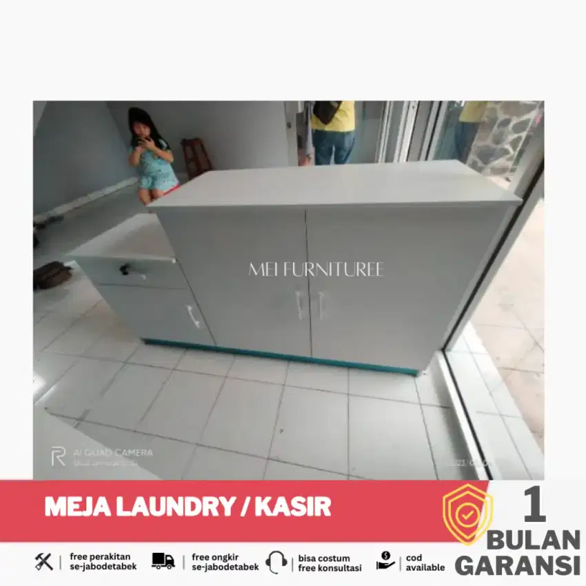 Meja kasir laundry murah