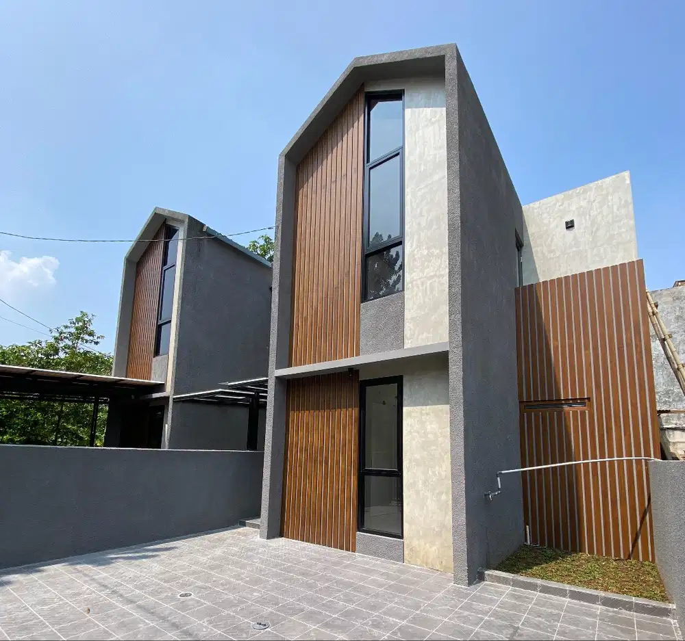 Dijual Rumah Scandinavian di Jagakarsa, Dekat Toll, Bebas Banjir