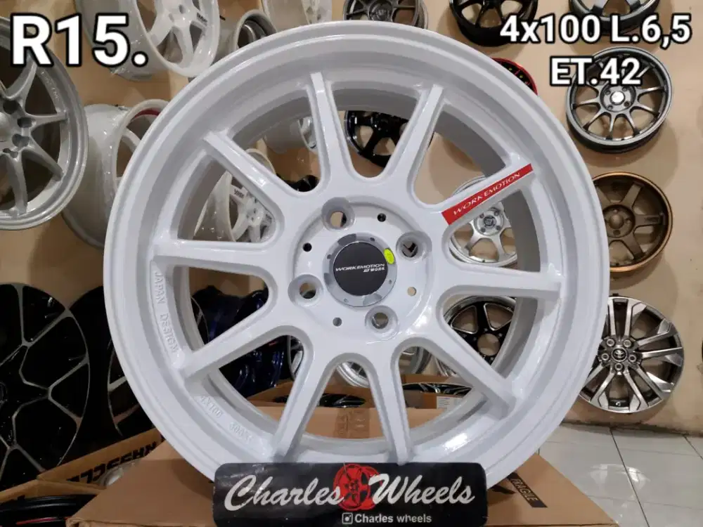 velg baru Workemotion putih ring15