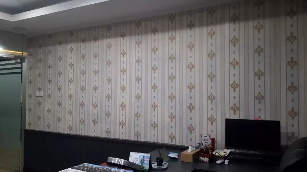 Jasa pasang wallpaper garis2