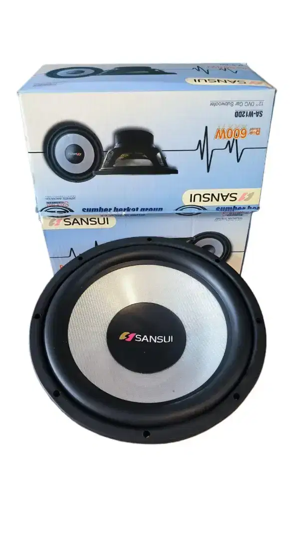 Subwoofer 12inch Sansui new, DobelCoil