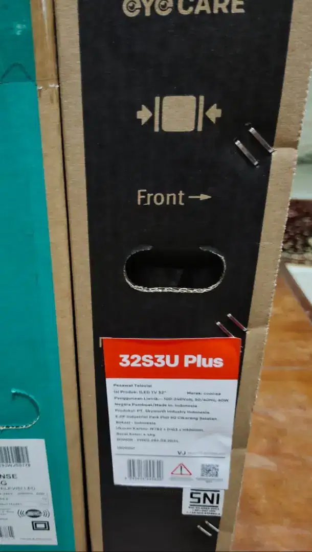 SmartTV Coocaa 32s3u plus kondisi baru