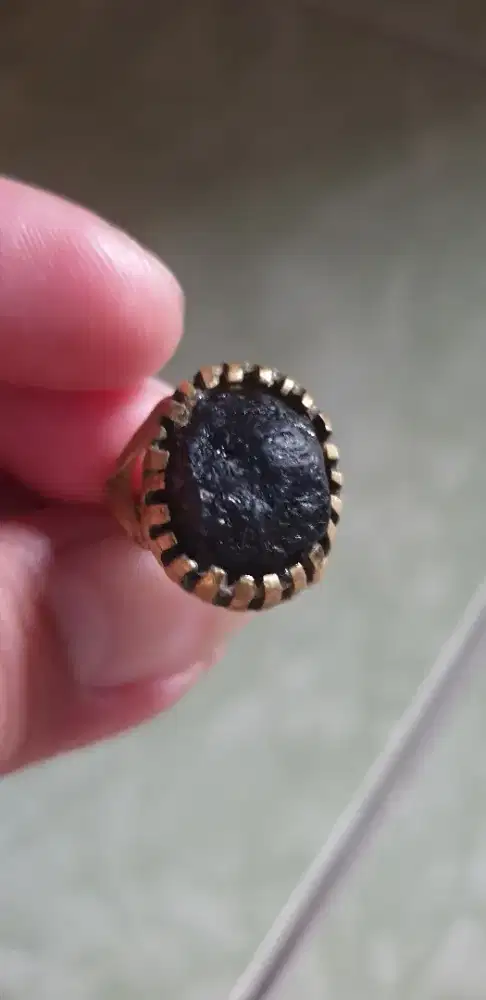 Cincin batu CATAM meteor asliBangka Belitung