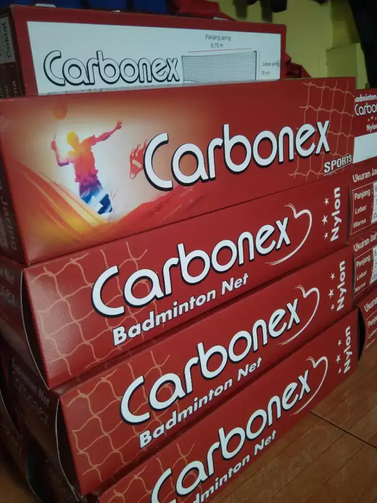 Net Badminton Bulutangkia nilon CARBONEX09