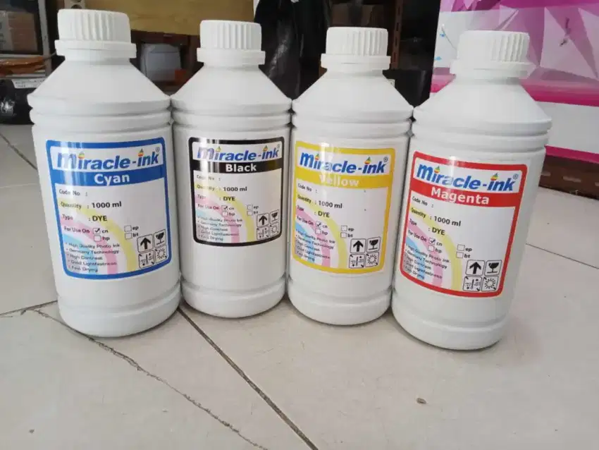 Tinta Printer Miracle ink Literan 1 liter