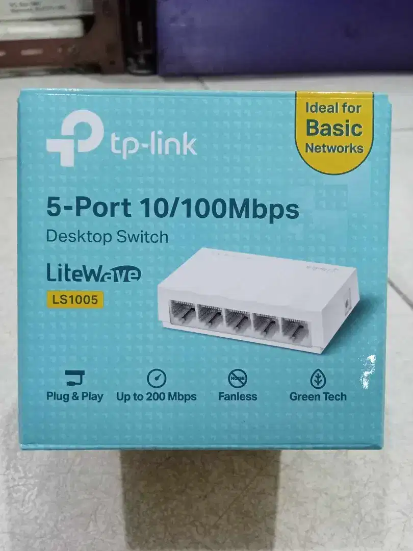 Switch Hub Tplink 5 port LAN 10/100Mbps LS 1005 Tp-Link LS1005