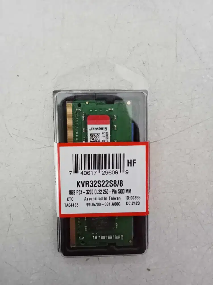 Ram Laptop Sodim kingston DDR4 8GB 32mhz