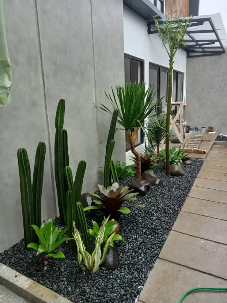 Pemasangan taman kering