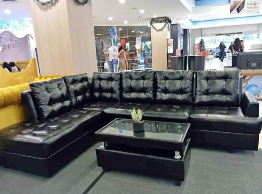 Sofa L luxury smoke