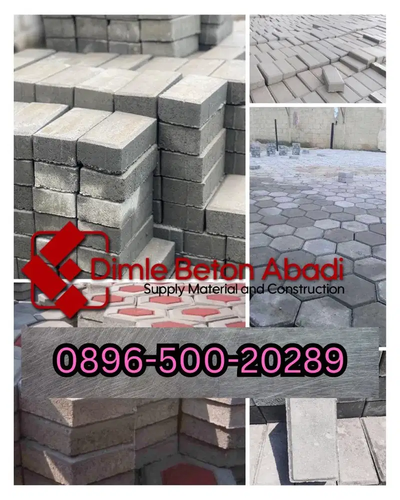 Konblock | Paving block | conblock | uditch | buis beton | roaster a6