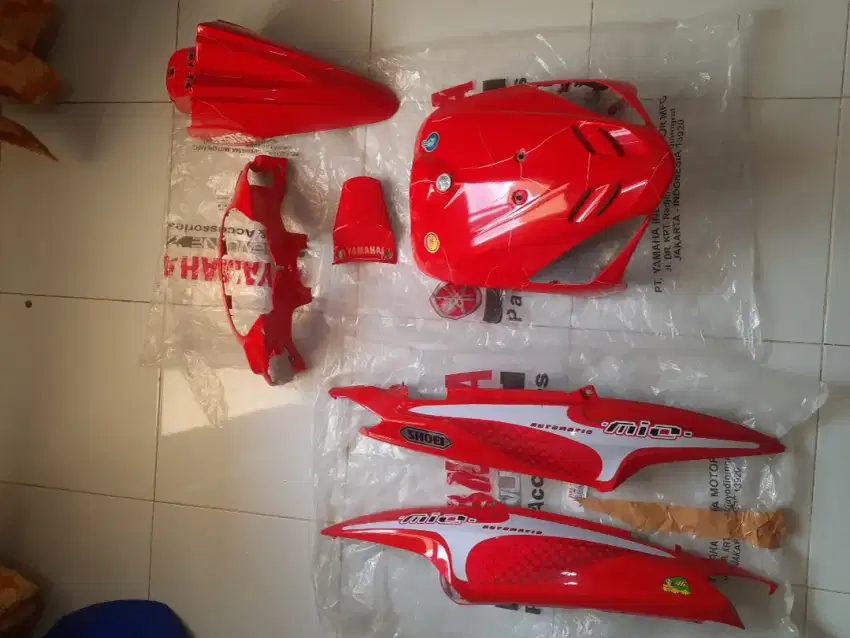 Dijual body set mio sporty warna merah darah