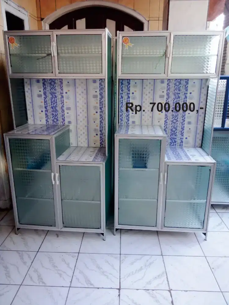 [COD] Aneka Ragam Rak Piring Kaca Almunium
