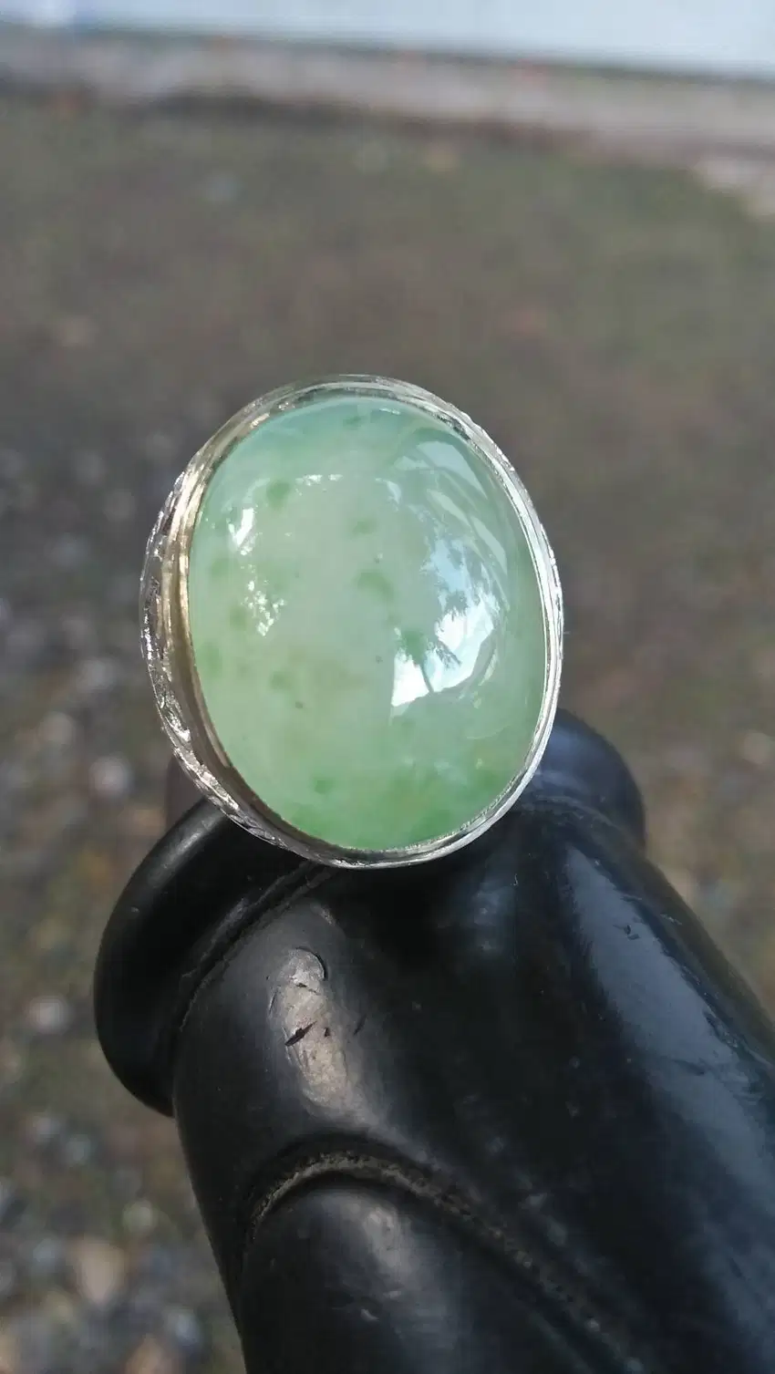 Idocrase Ice Jade Lumut Gerimis Dim 21x16x7