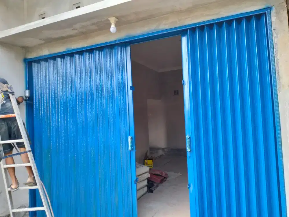 Pintu foldinggate murah bergaransi