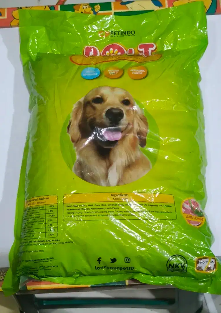 Jual Makanan Anjing Bolt Lamb 1 kg