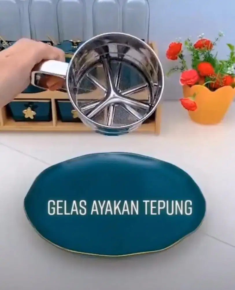 Gelas ayakan tepung mumer