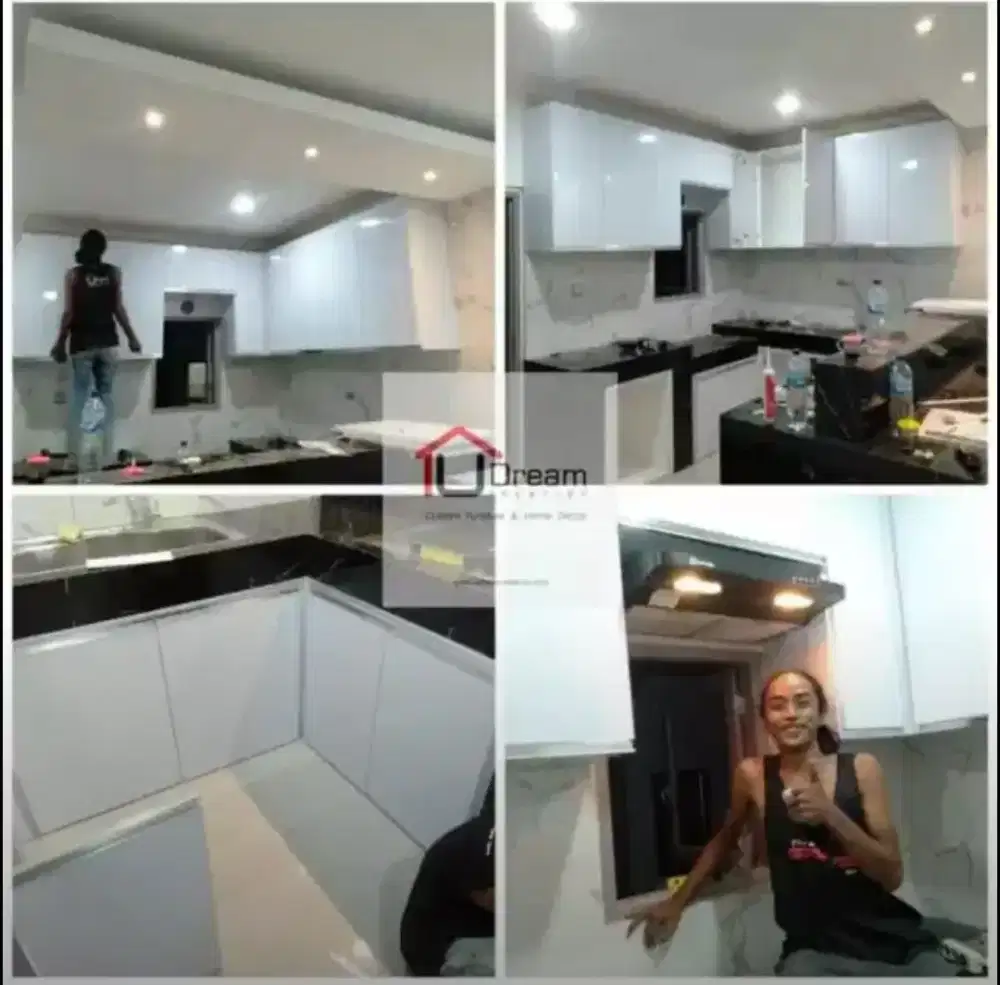 Pembuatan kitchen set