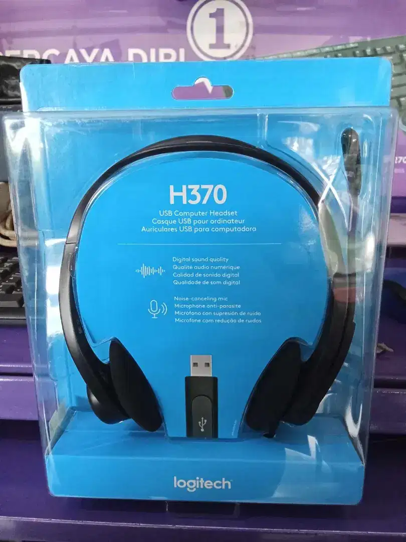 Logitech Headset H370 headset usb komputer dan laptop ORIGINAL