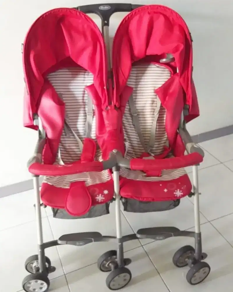 Jual stroller kembar deals