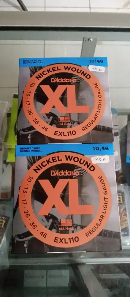 Senar gitar D'Addario exl 110. 0,10