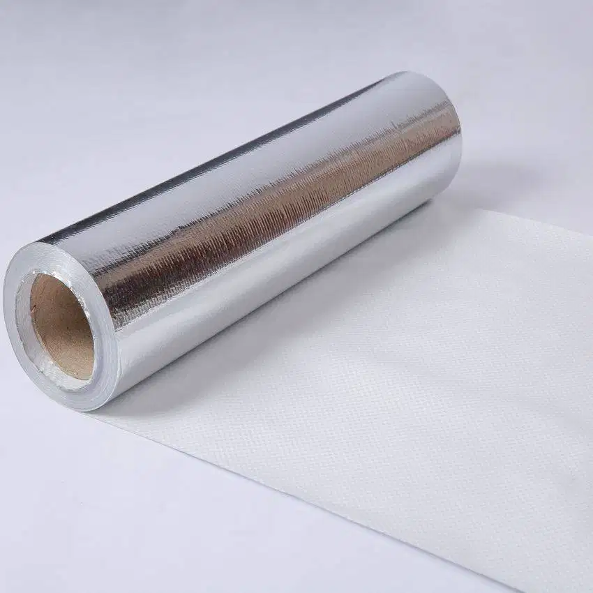 Metalising Aluminium Foil + Woven Foil SD - Insulasi Atap