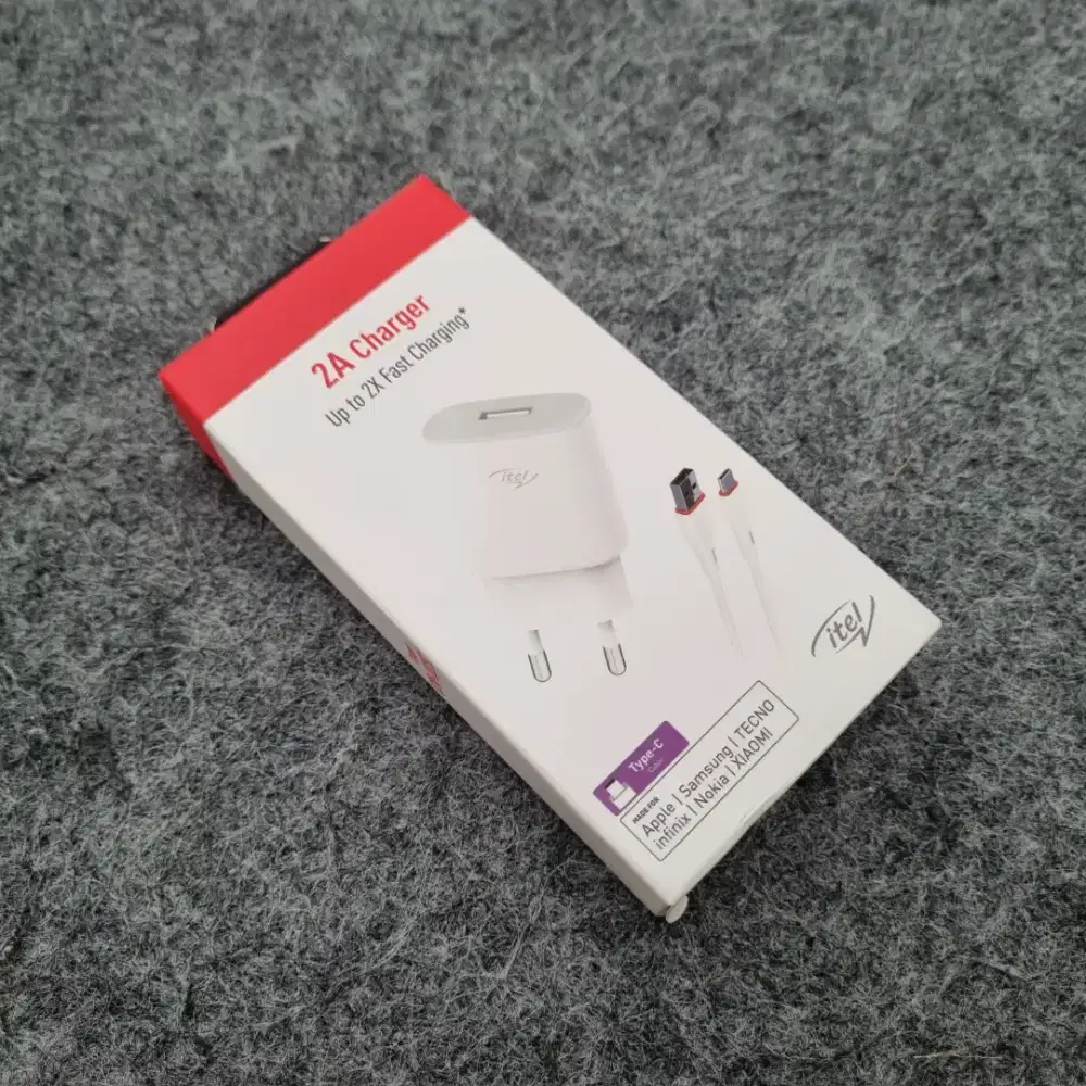 Charger Itel 10W type C - Baru Garansi Resmi
