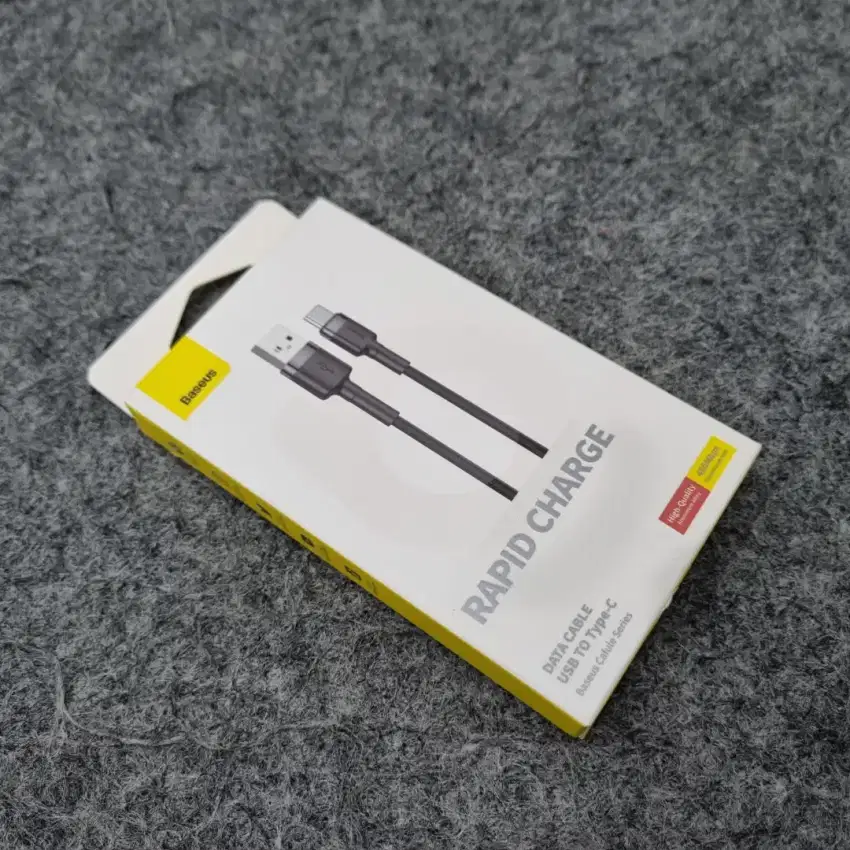 Baseus Kabel Data Type C fast charging 3A - Baru Garansi Resmi