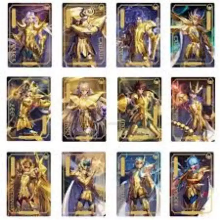 Mainan card (kartu) saint seiya