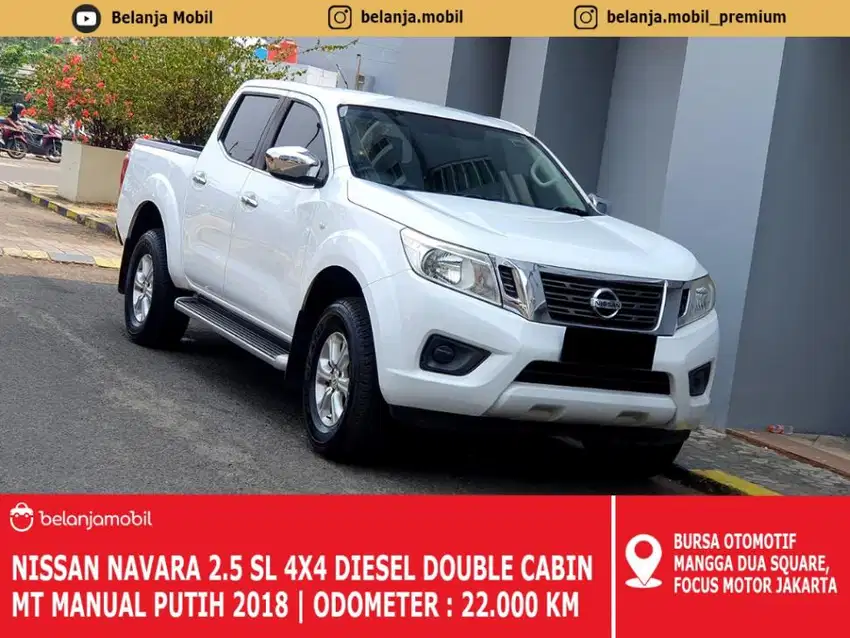 [LOW KM] Nissan Navara 2.5 SL 4x4 Diesel Double Cabin MT NIK 2018/2019