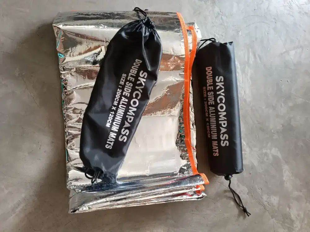 Matrass foil aluminium double side 200x120