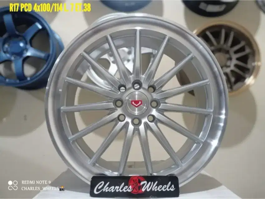 velg baru Vossen Silver Polish R17