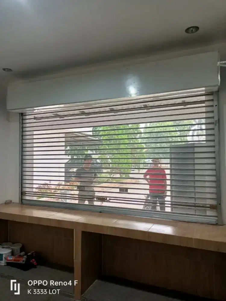 Rolling door folding gate kusen almunium